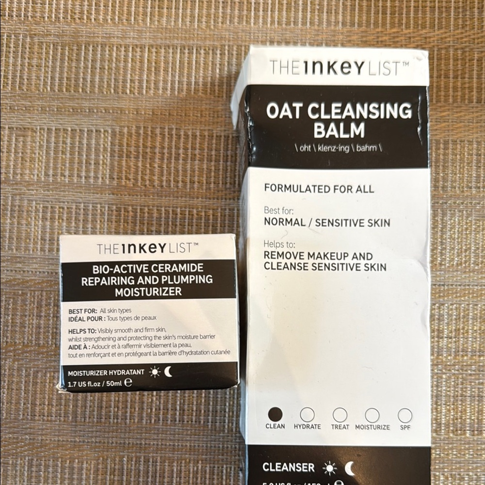 The in key list 
Oat Cleansing Balm and Moisturizer Set